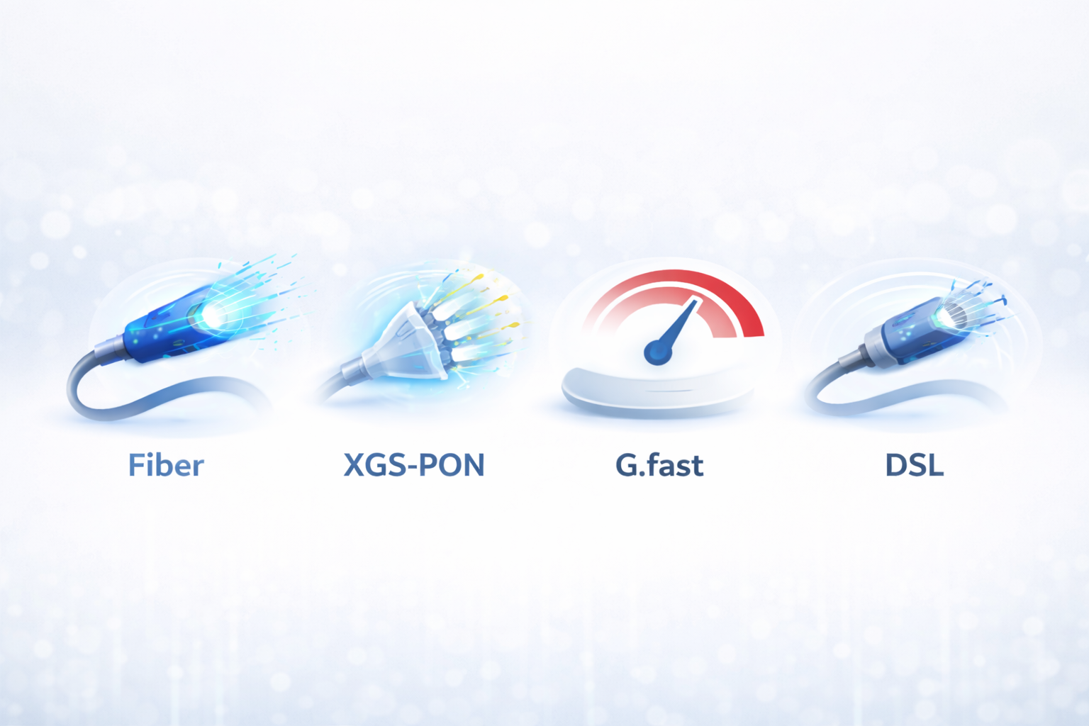 Internet-Technologien erklärt: Fiber, XGS, Gfast und DSL im Vergleich